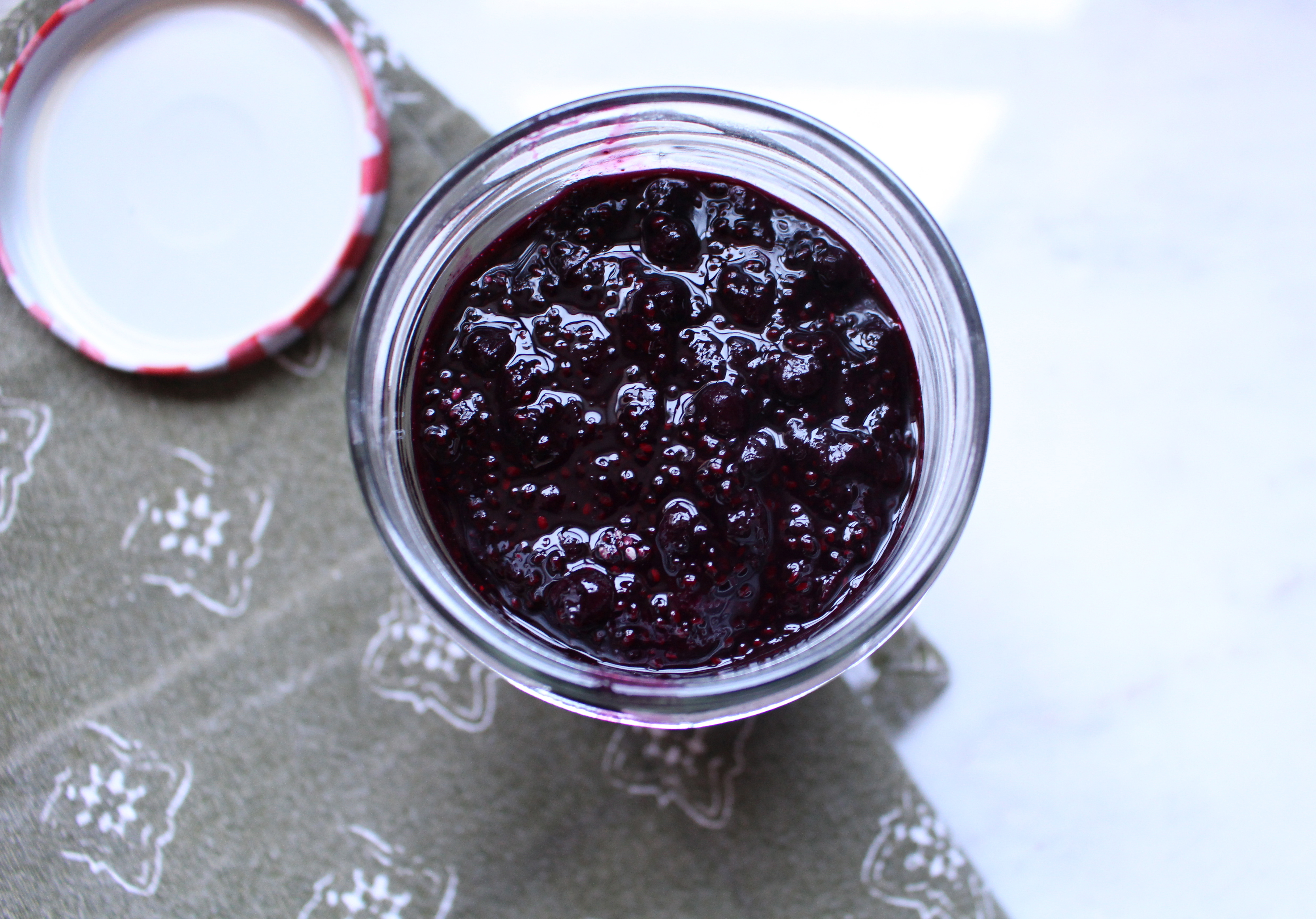 Lemon Blueberry Chia Jam